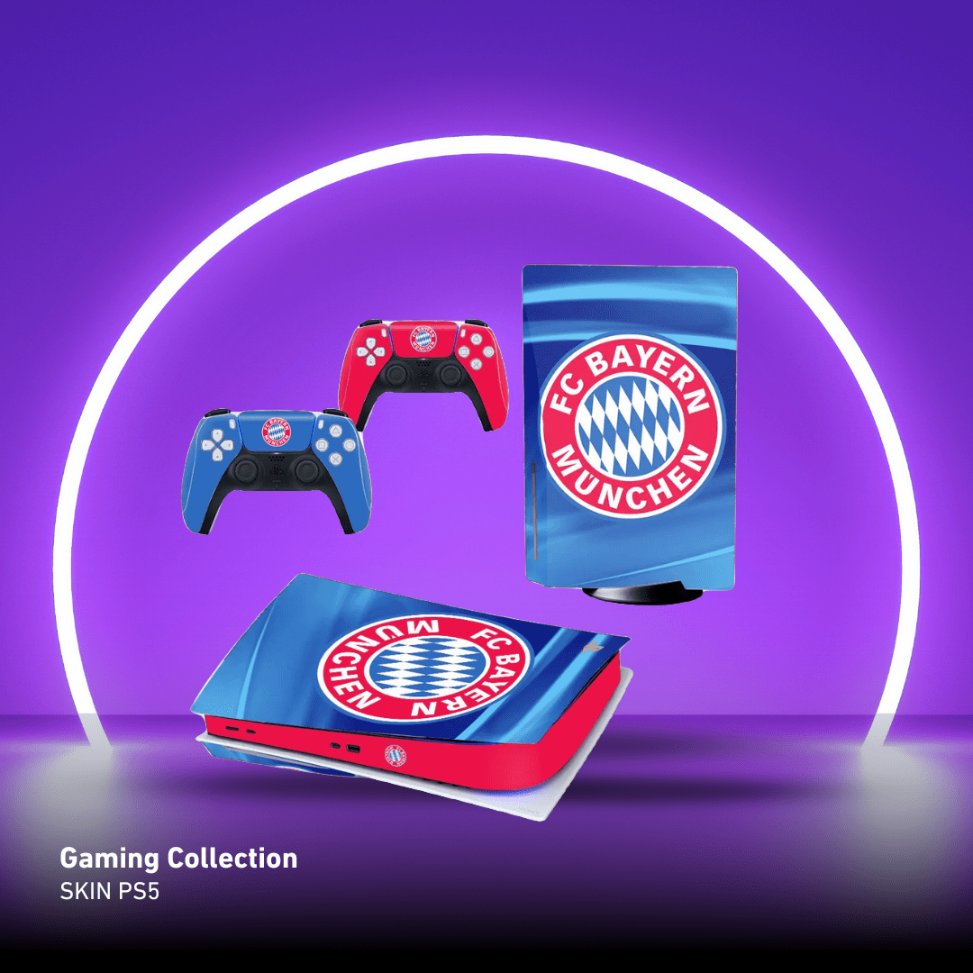 Adesivo per Playstation 5 BAYERN MUNCHEN - Personalizza la tua PS5 con adesivi console e controller - Lab07Official - LAB0000152