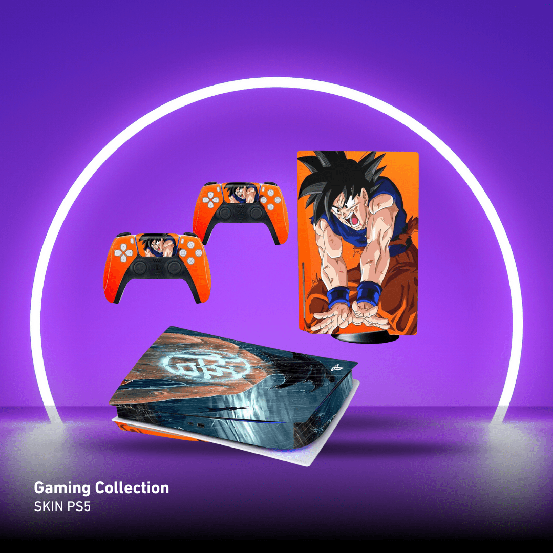 Adesivo per Playstation 5 DRAGON BALL - Personalizza la tua PS5 con adesivi console e controller - Lab07Official - LAB0000164