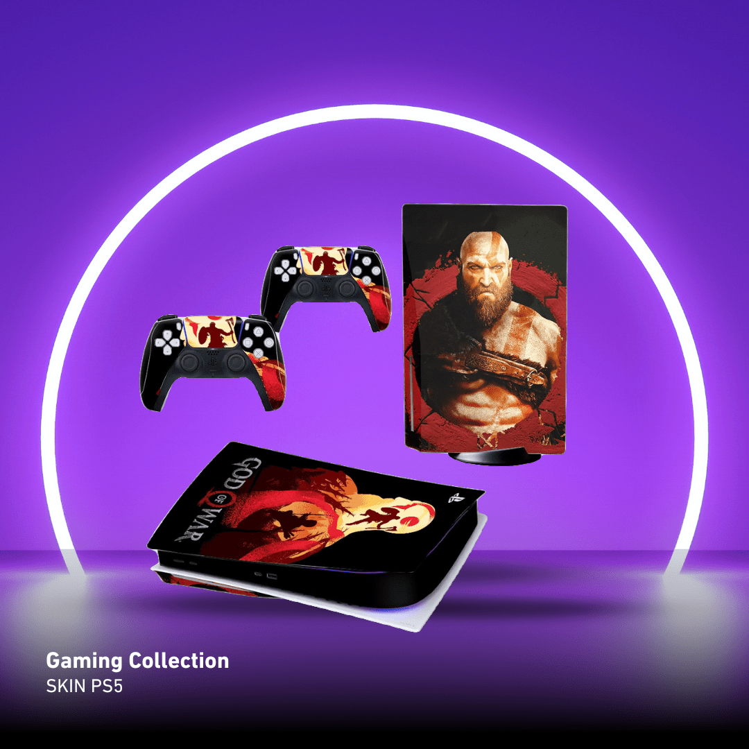 Adesivo per Playstation 5 GODOFWAR - Personalizza la tua PS5 con adesivi console e controller - Lab07Official -
