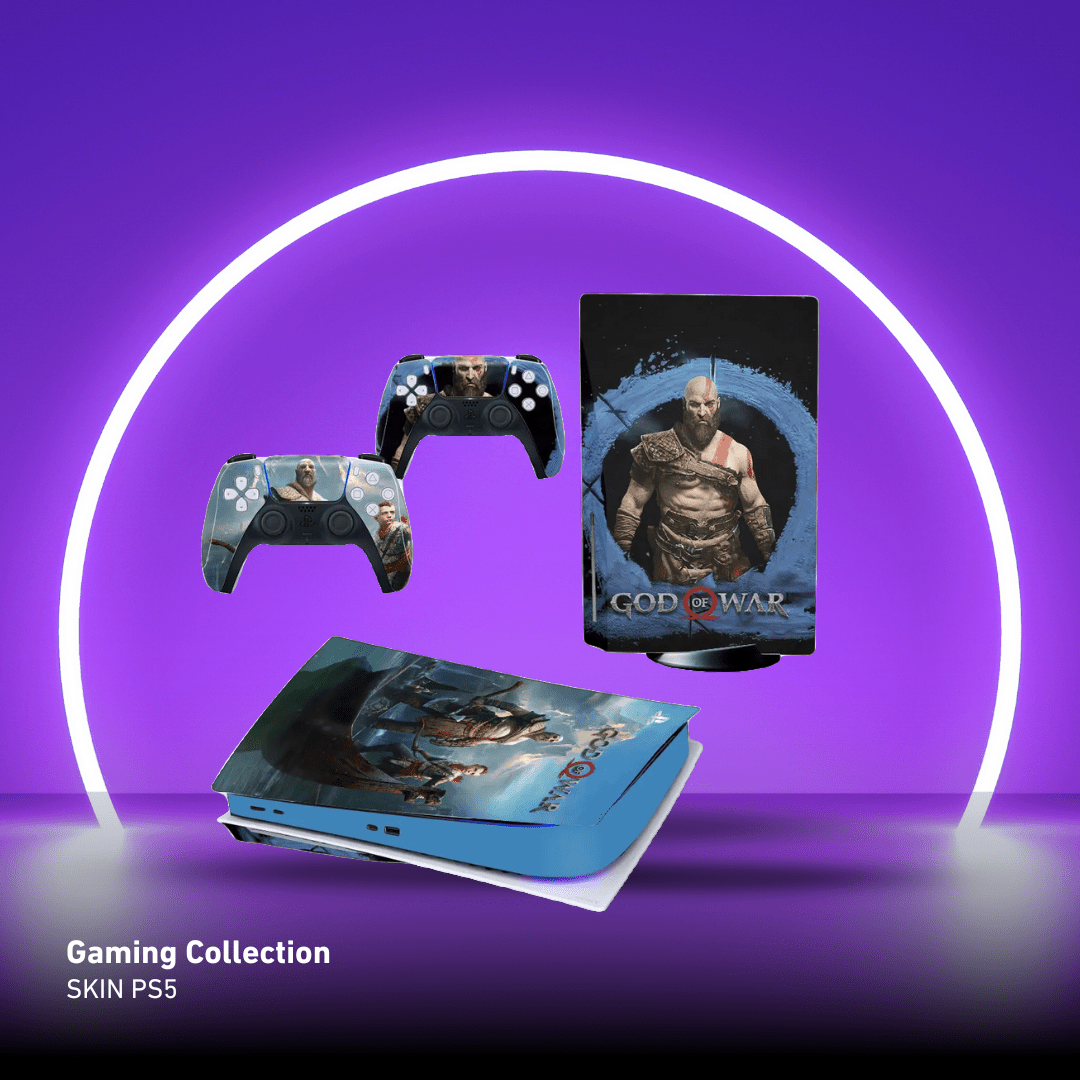 Adesivo per Playstation 5 GODOFWAR - Personalizza la tua PS5 con adesivi console e controller - Lab07Official -
