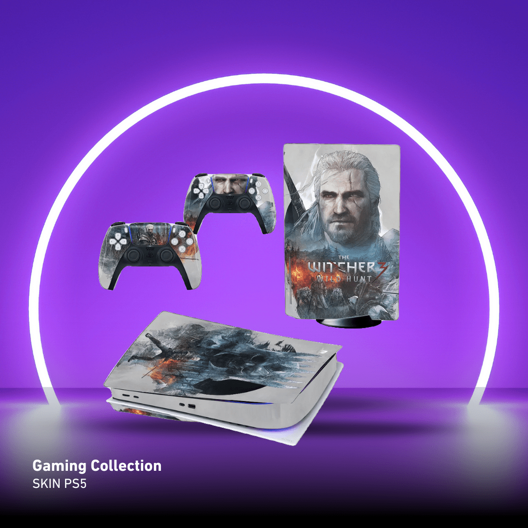 Adesivo per Playstation 5 THE WITCHER - Personalizza la tua PS5 con adesivi console e controller - Lab07Official - LAB0000173