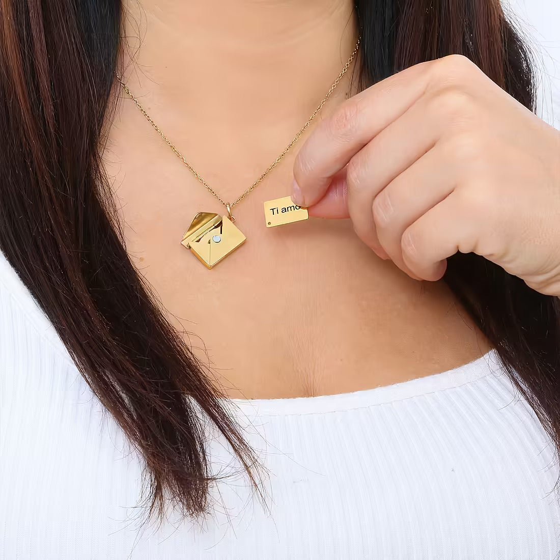 Collana Infinity - Busta con incisione per la Mamma - Lab07Official -