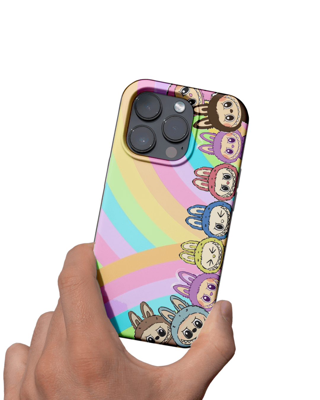 Cover Labubu Arcobaleno per tutti i MODELLI - Lab07Official -