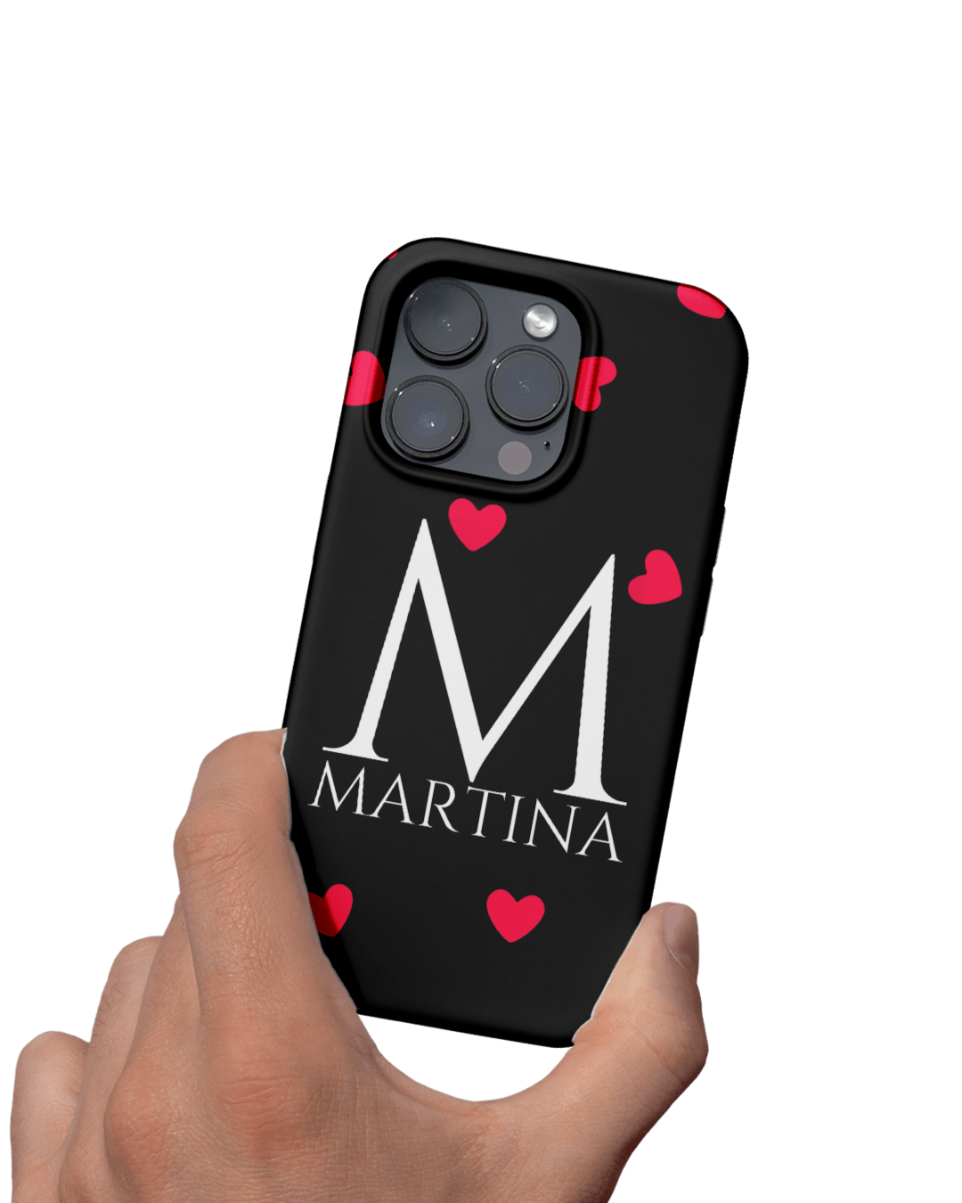 Cover Personalizzata Cuori Iniziale Nome - Lab07Official -