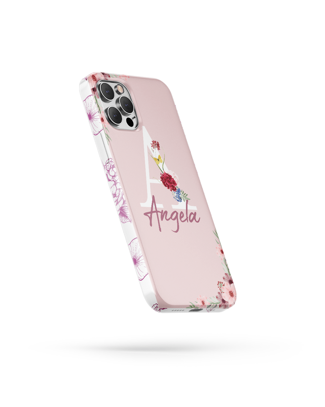 Cover Personalizzata Iniziale Nome Fiori - Lab07Official -