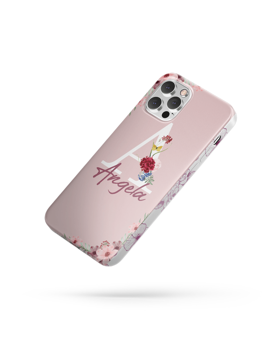 Cover Personalizzata Iniziale Nome Fiori - Lab07Official -