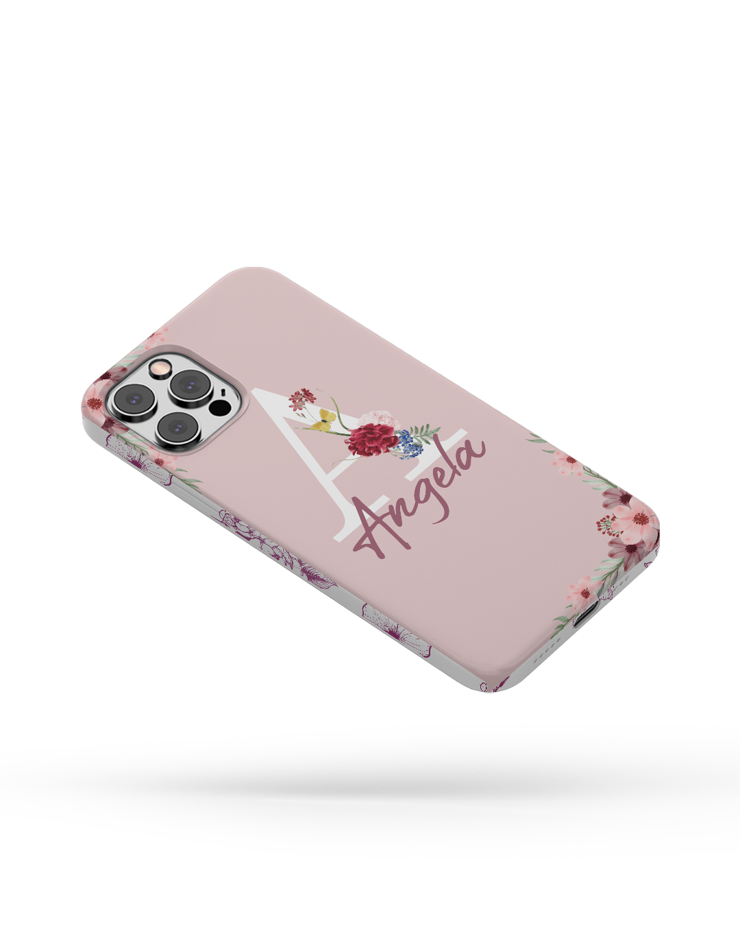 Cover Personalizzata Iniziale Nome Fiori - Lab07Official -