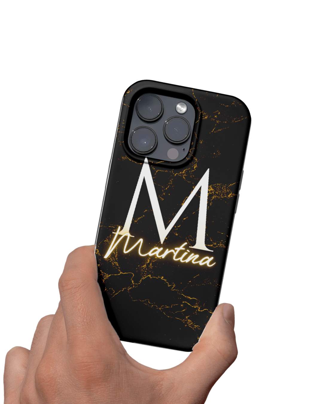 Cover Personalizzata Marmo Nero e Oro - Lab07Official -