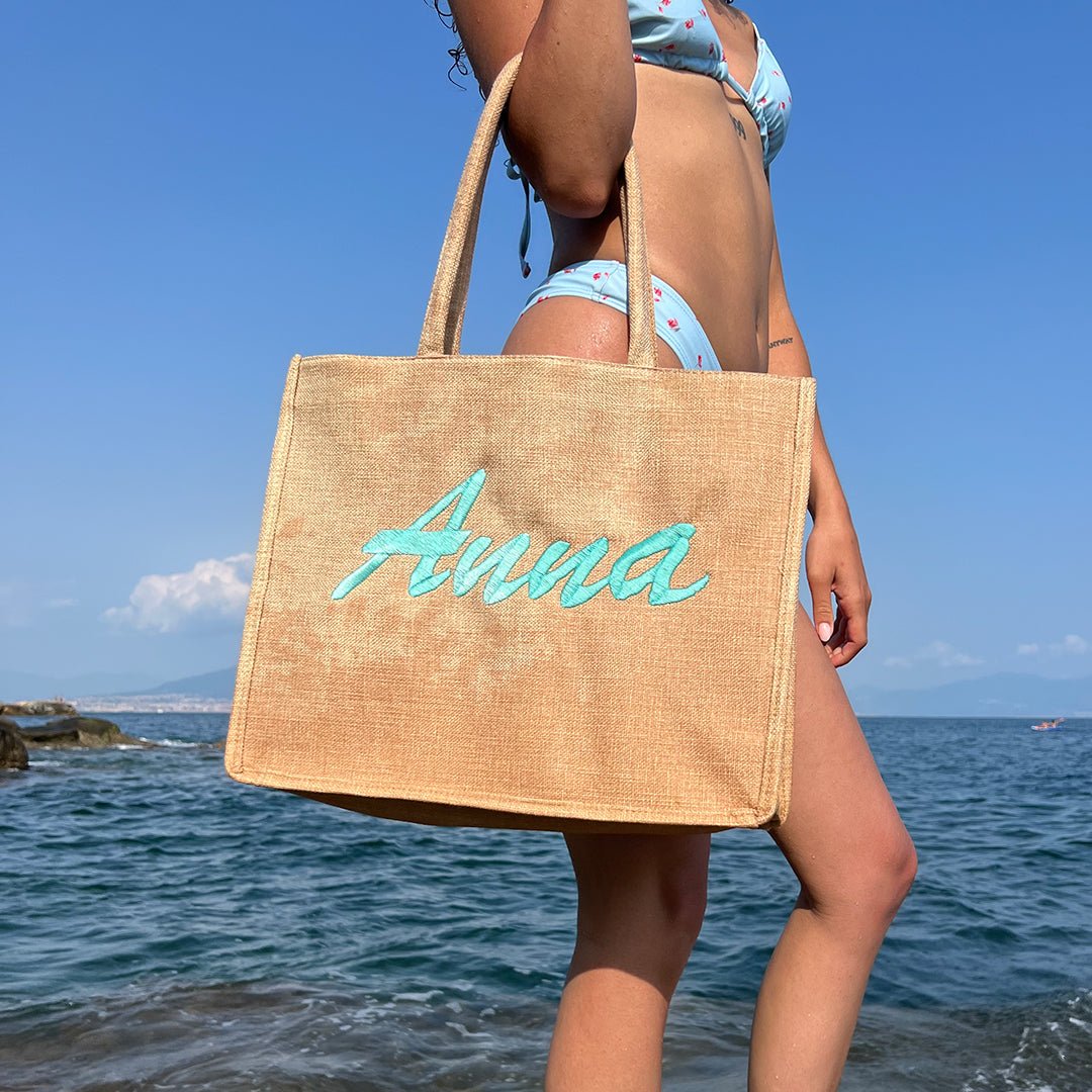 Borsa da mare in Juta - Lab07Official -