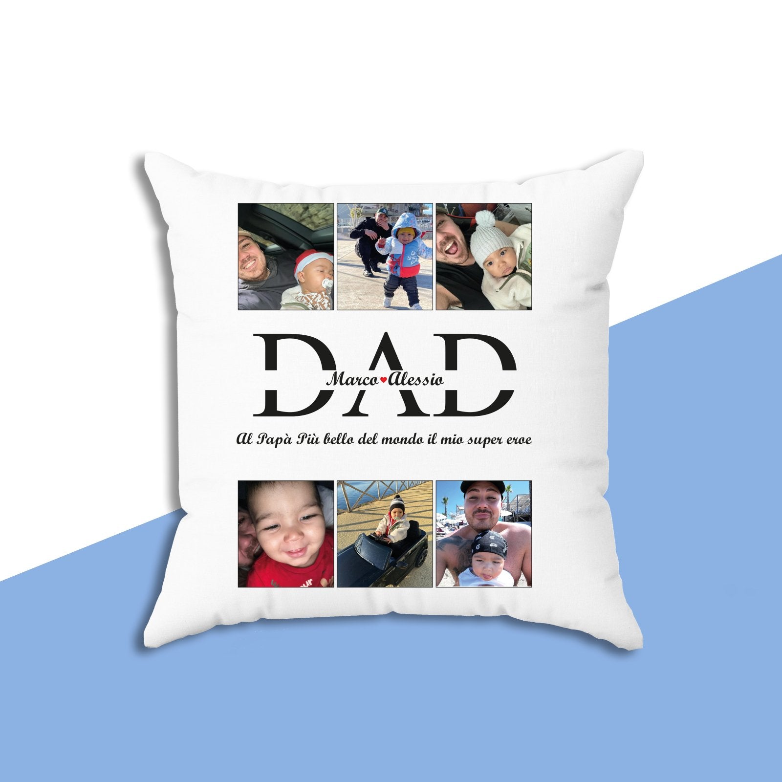 Cuscino personalizzato Festa del Papà - Lab07Official -