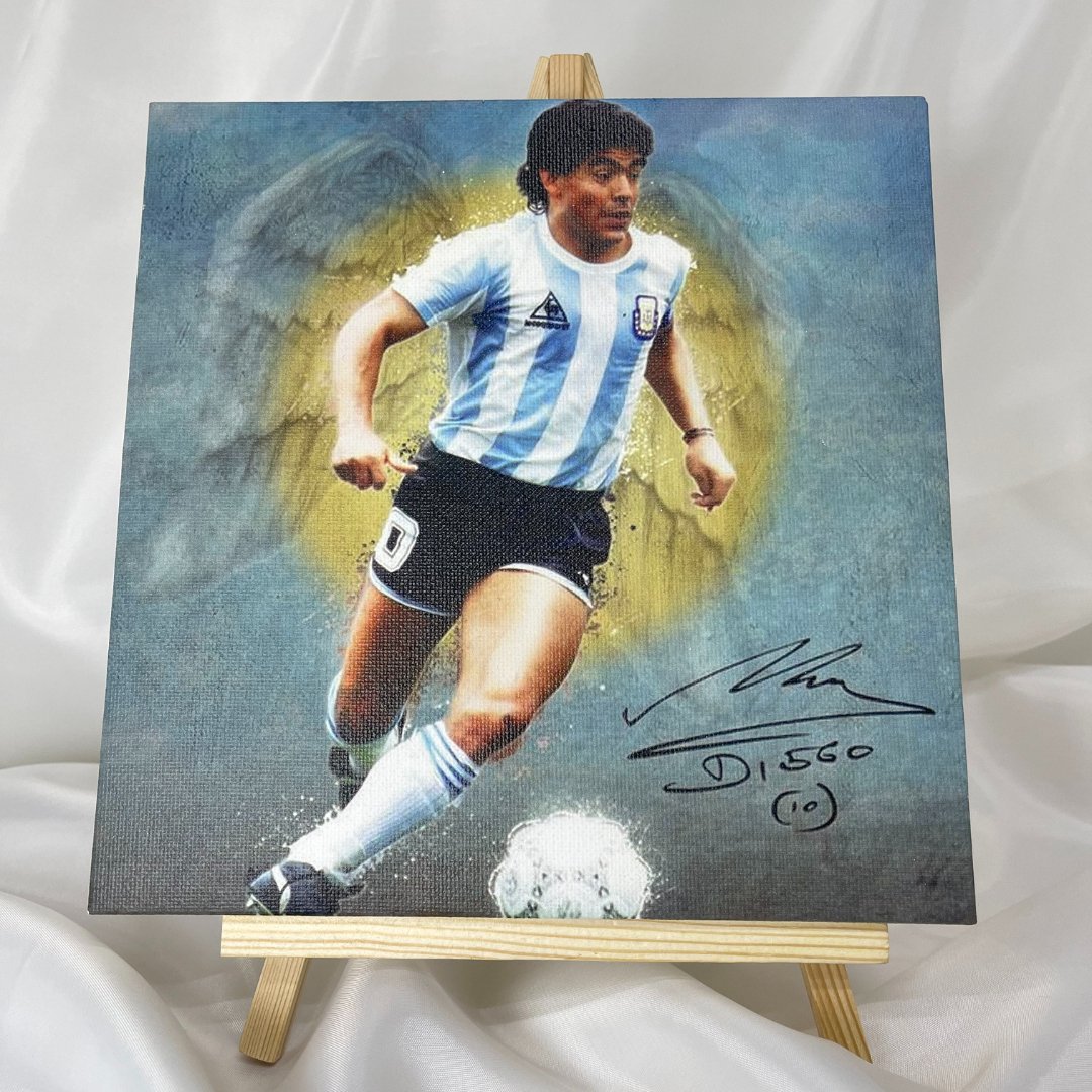 Tela Maradona 20x20cm - Lab07Official -