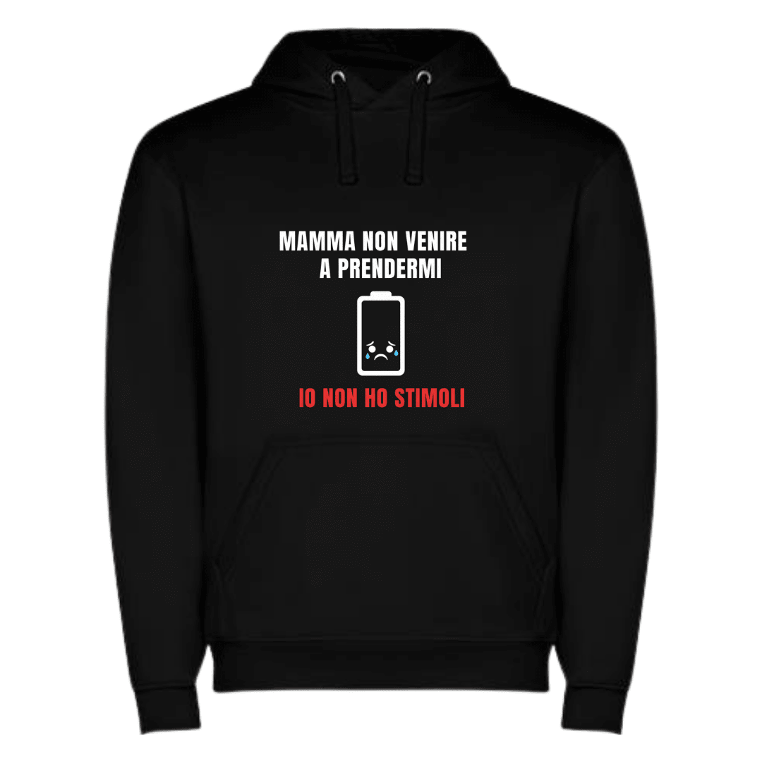 Felpa Io non ho stimoli - Lab07Official - 
