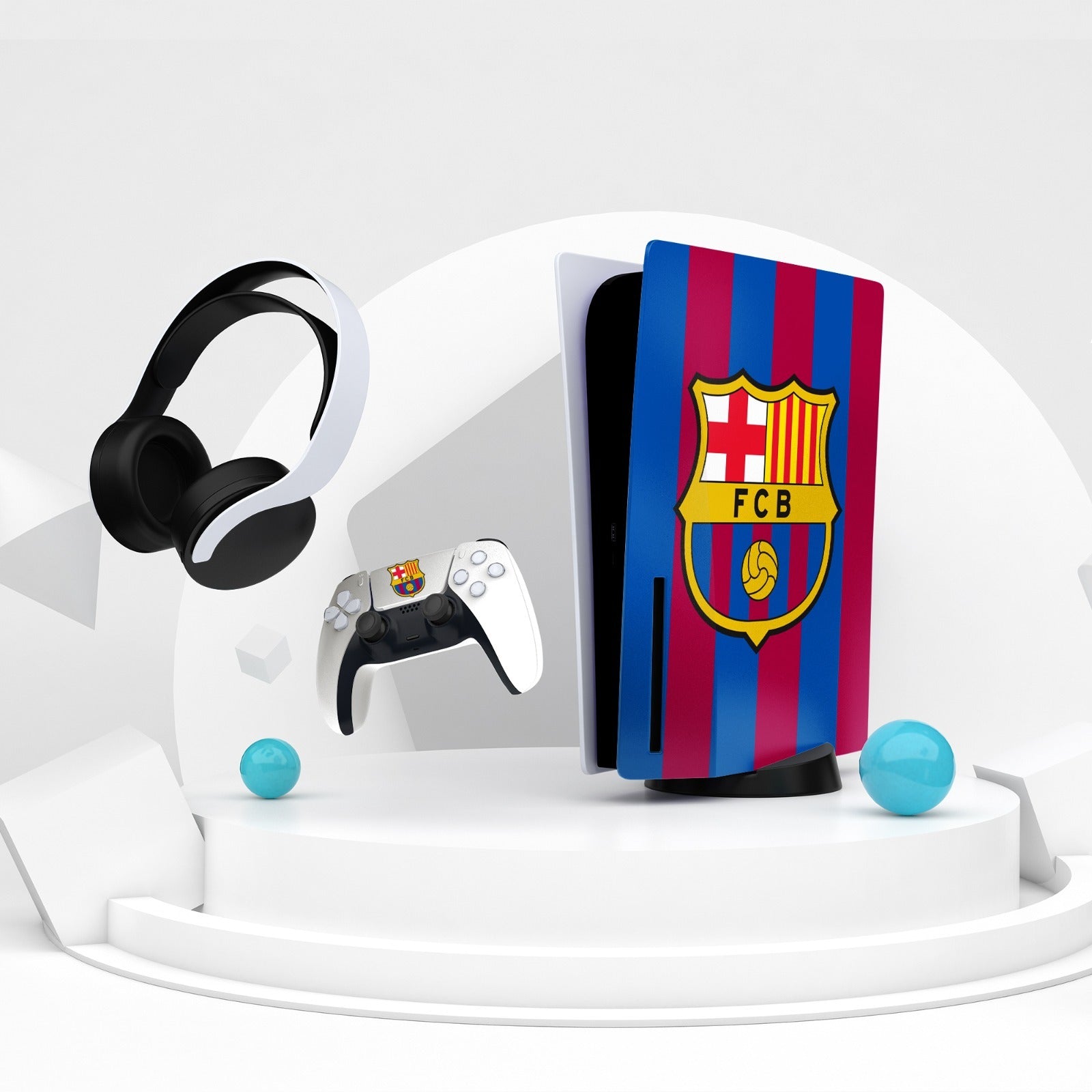 Adesivo per Playstation 5 BARCELLONA - Personalizza la tua PS5 con adesivi console e controller - Lab07Official -