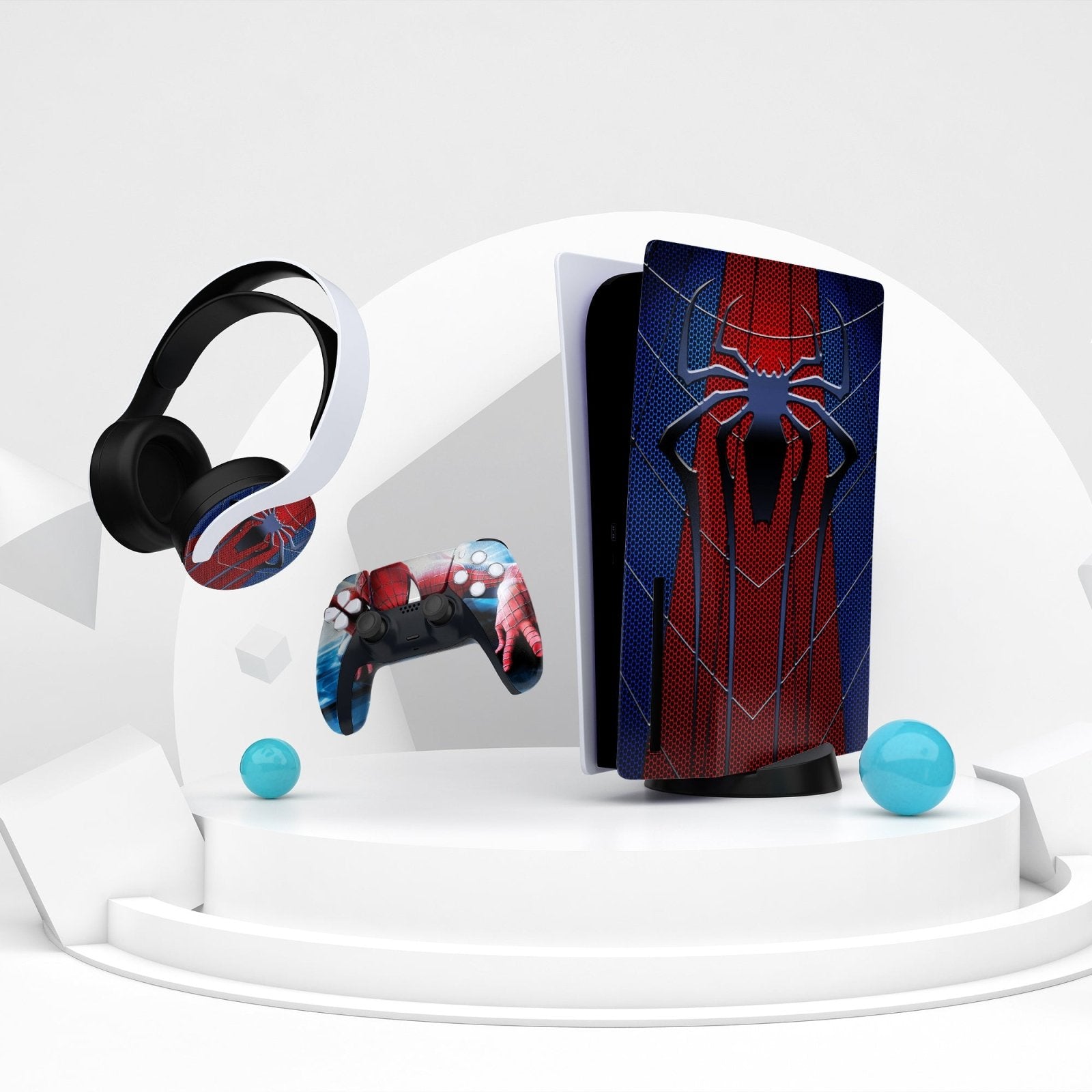 Adesivo per Playstation 5 SPIDER MAN - Personalizza la tua PS5 con adesivi console e controller - Lab07Official -