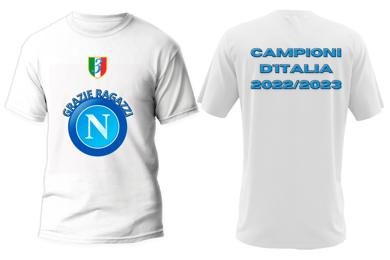 T-shirt Grazie Ragazzi (BIANCA O NERA) - Lab07Official -