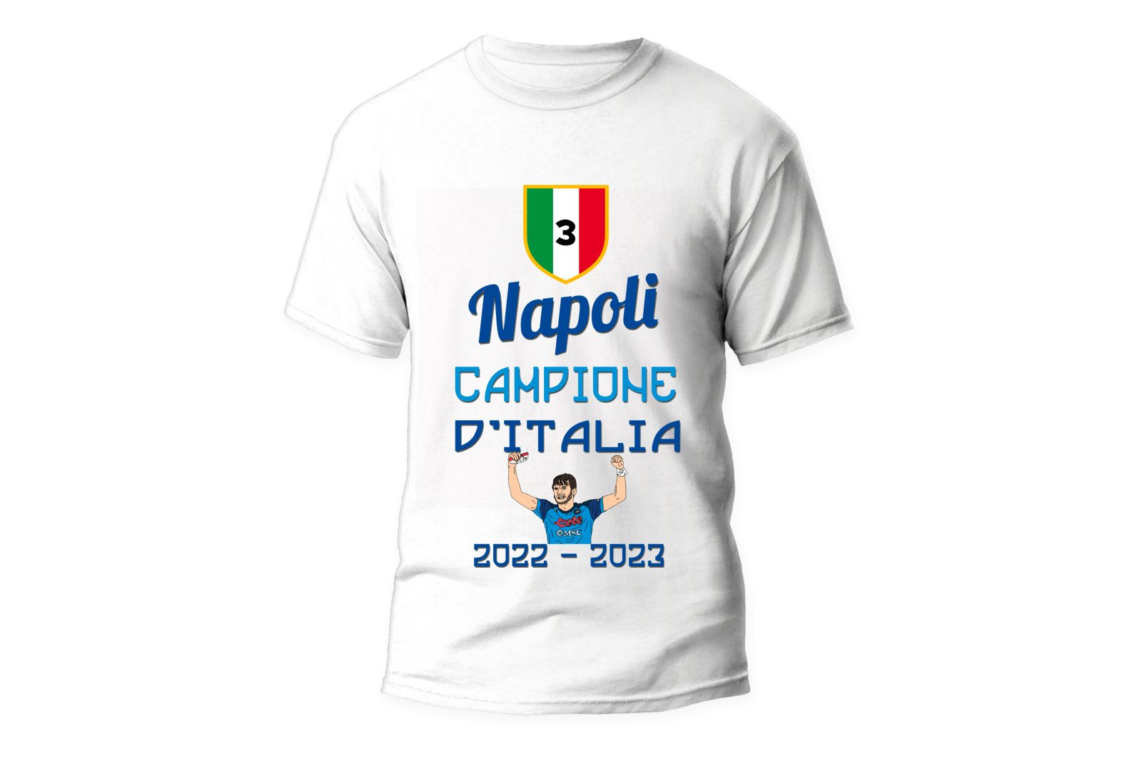 T-shirt Napoli (BIANCA O NERA) - Lab07Official -